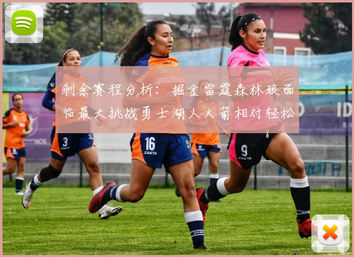 剩余赛程分析：掘金雷霆森林狼面临最大挑战勇士湖人火箭相对轻松